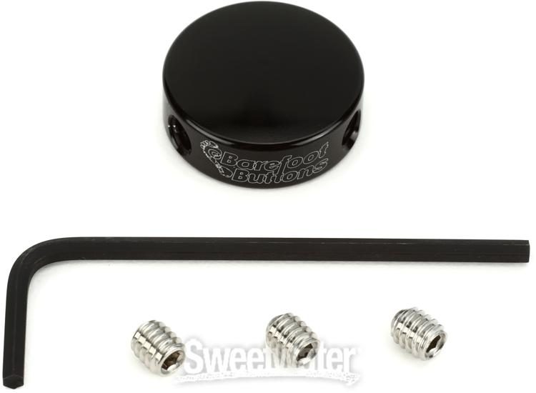 Barefoot Buttons V2 Mini Footswitch Cap - Black | Sweetwater