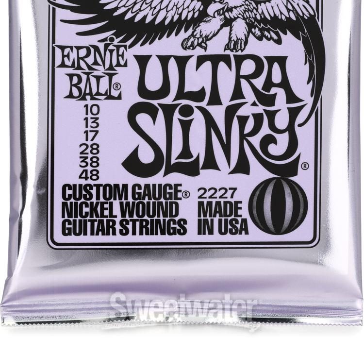Ernie Ball Slinky Guitar strings with Choice of 20 Gauges - Including  singles