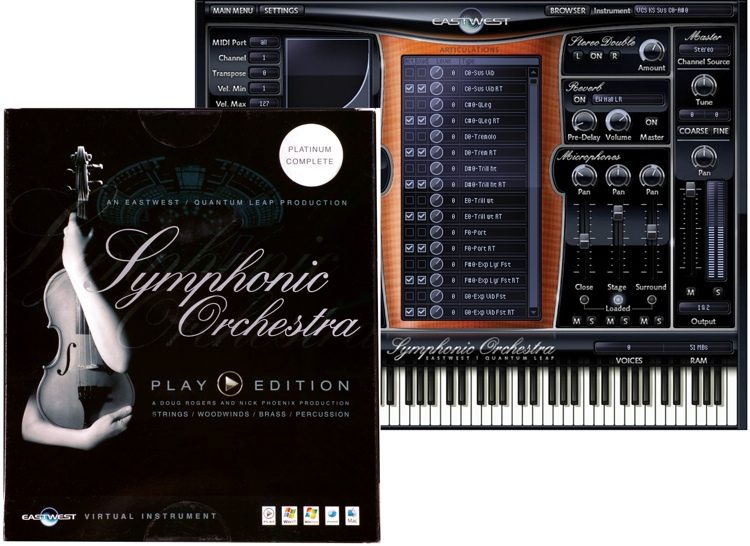 DTM・DAW EWQL symphonic orchestra gold edition EastWest Symphony Orchestra Gold Complete - Virtual EW-179D B&H