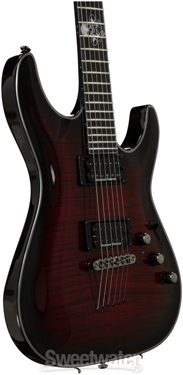 Schecter Blackjack SLS C-1 - Crimson Red Burst, Passive | Sweetwater