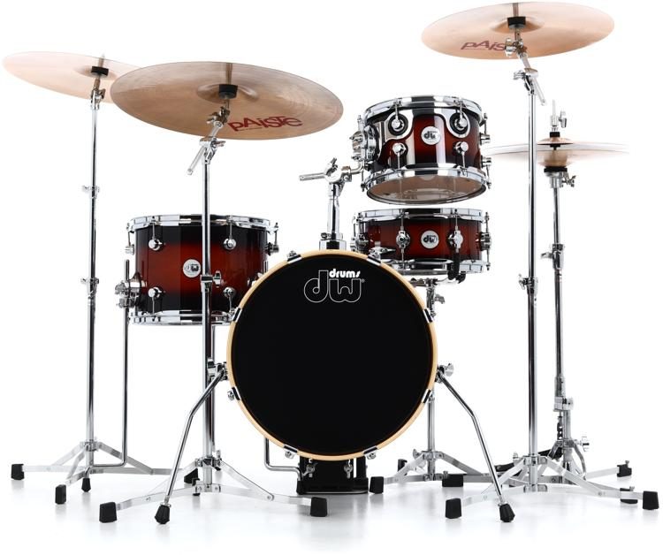 DW DDLG1604TB Design Series Mini-Pro 4-piece Shell Pack with Snare