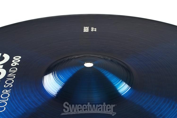 Paiste 22 inch Color Sound 900 Blue Ride Cymbal | Sweetwater