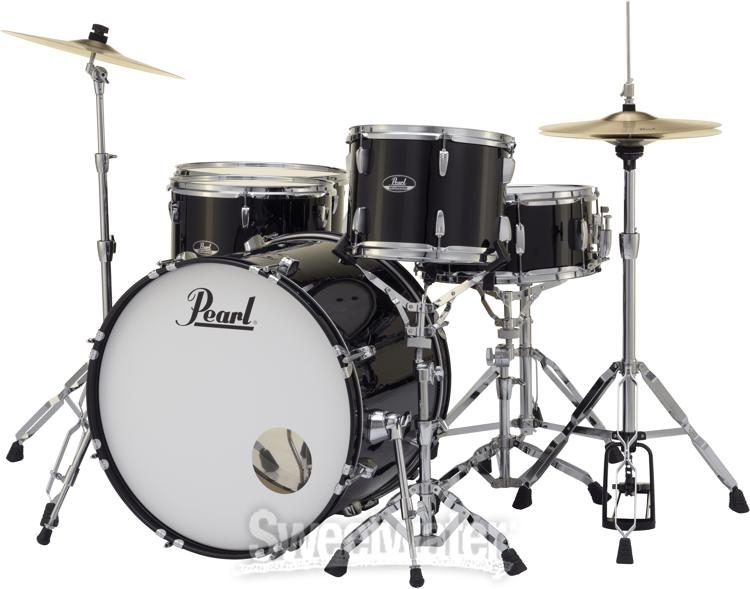 Pearl Roadshow Drum Set 5-Piece Complete Kit with