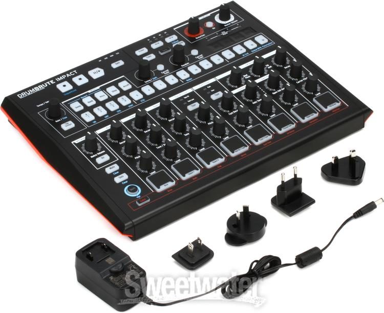 Arturia DrumBrute Impact Analog Drum Machine - Black | Sweetwater