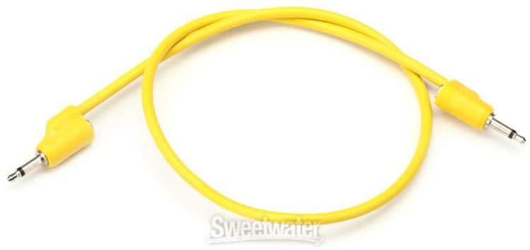 Tiptop Audio Stackcable Eurorack Patch Cable - 50cm Yellow