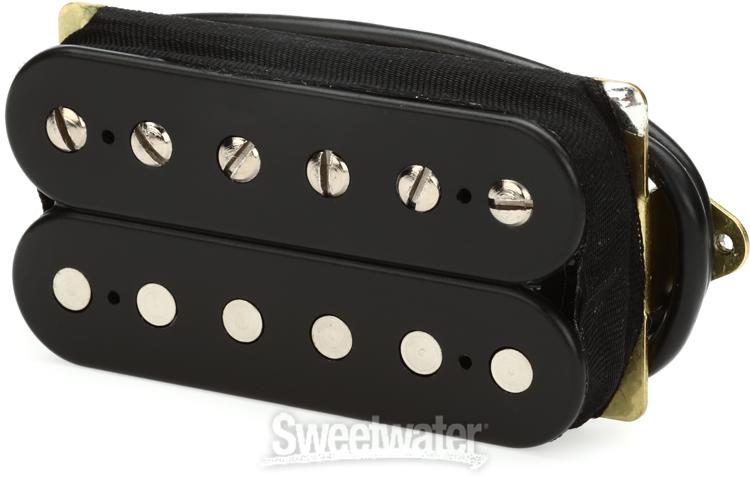 Air Norton Bridge/Neck Humbucker Pickup - F-spaced - Black 