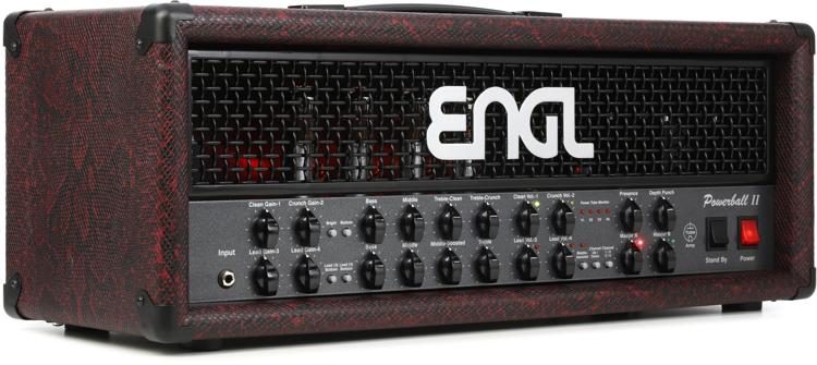 ENGL Amplifiers Powerball II 100-watt Tube Head - Red Snakeskin