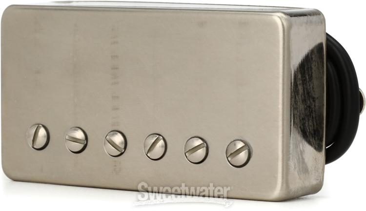 DiMarzio Fortitude Bridge Humbucker Pickup - Worn Nickel Cover