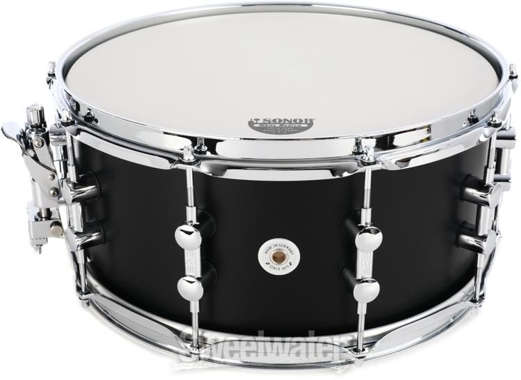 Sonor SQ1 Snare Drum - 14 x 6.5 inch - GT Black | Sweetwater
