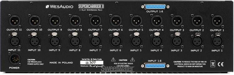 WesAudio Supercarrier II 11-slot 500 Series Chassis | Sweetwater