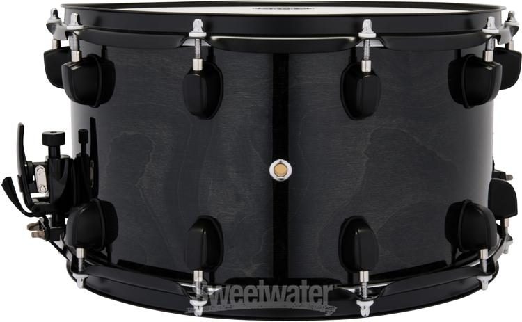 Mapex MPX Maple/Poplar Snare Drum - 8-inch x 14-inch, Black with Black  Hardware