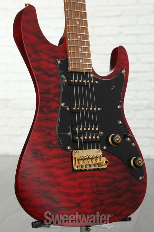 Ibanez Scott LePage (Polyphia) Signature SLM10 - Transparent Red Matte