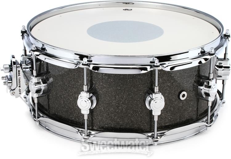 DW Performance Series Snare Drum - 5.5 x 14 inch - Pewter Sparkle