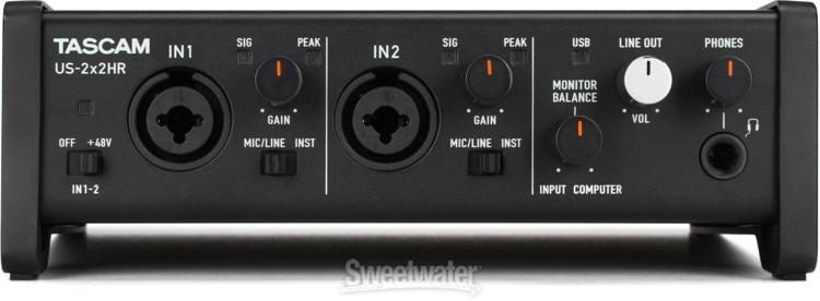 Tascam US-2x2HR interfaz de audio