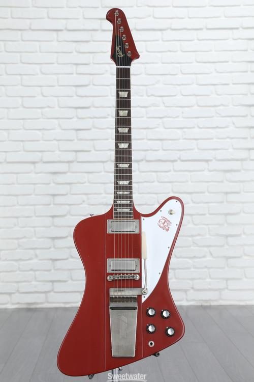 højde Haiku lige ud Gibson Custom 1963 Firebird V w/ Maestro Vibrola Electric Guitar - Murphy  Lab Ultra Light Aged Ember Red | Sweetwater