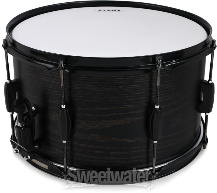 Tama Woodworks Snare Drum - 8 x 14-inch - Black Oak Wrap | Sweetwater