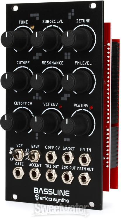 Erica Synths Bassline Analogue Synth Voice Eurorack Module