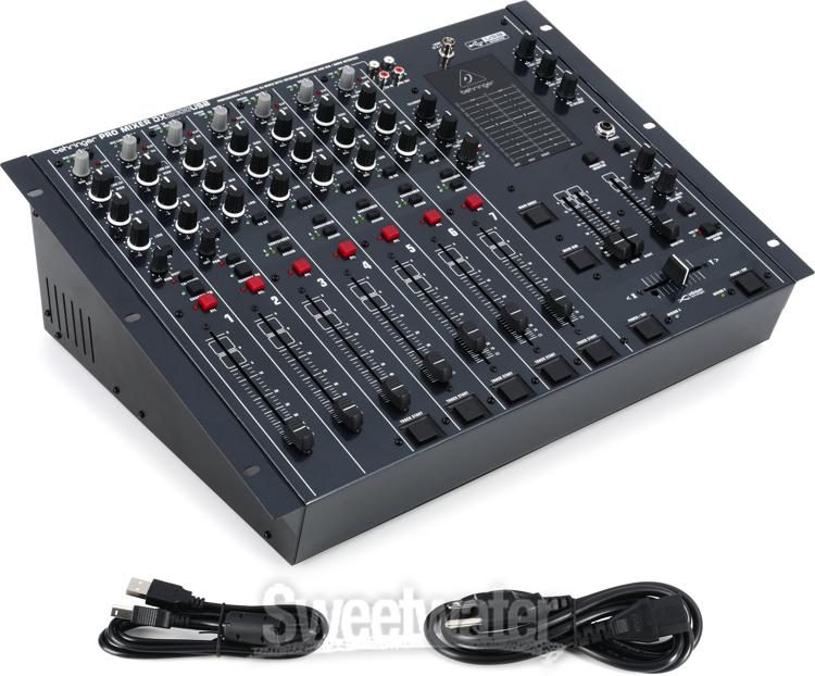 Professional Mixer,7-Channel Mixer Reverb Effect USB Interface Professional  Mixer