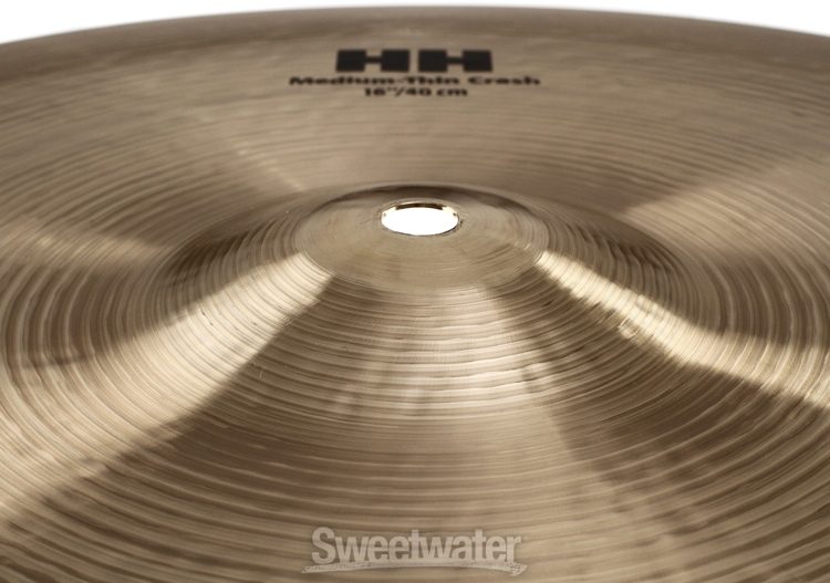 Sabian 16 inch HH Medium Thin Crash Cymbal | Sweetwater
