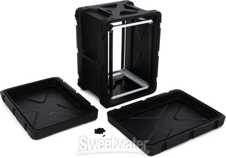 SKB 1SKB-R916U20 Roto-Molded 16U 20-inch Deep Shockmount Rack Case
