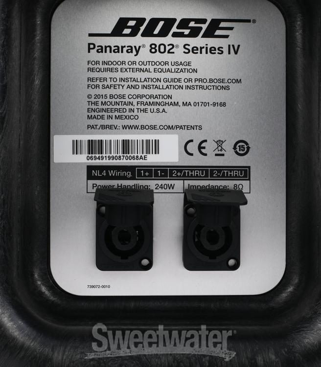 Skæbne maternal smække Bose Professional Panaray 802 Series IV | Sweetwater