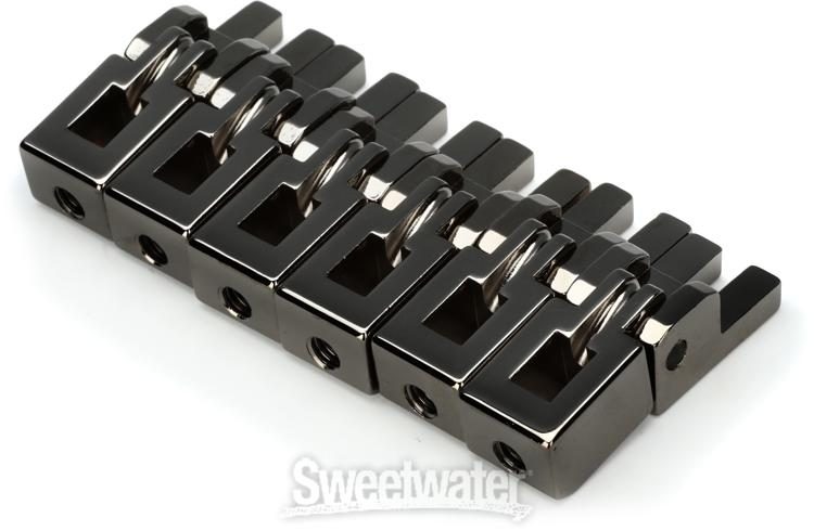 Floyd Rose FRS2BSSBN Special Bridge Saddles - Black Nickel (Set of