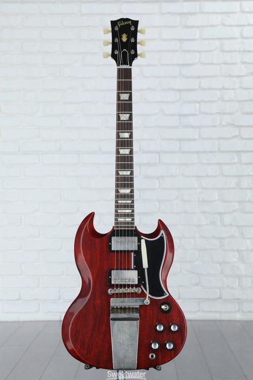 Gibson Custom 1964 SG Standard Reissue w/ Maestro Vibrola VOS Cherry Red  Sweetwater