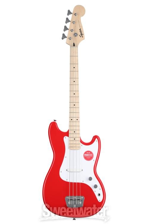 Squier Bronco Bass Guitar - Torino Red | Sweetwater