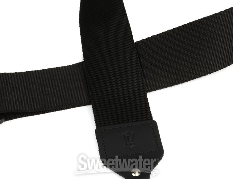 Levy's M10 2-inch Soft-Hand Polypropylene Banjo Strap - Black
