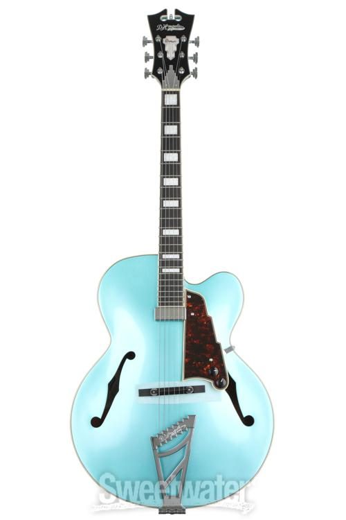 D'Angelico Premier EXL-1 Hollowbody Guitar - Ocean Turquoise