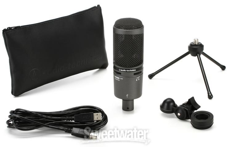 AT2020USB+ Cardioid Condenser USB Microphone Sweetwater
