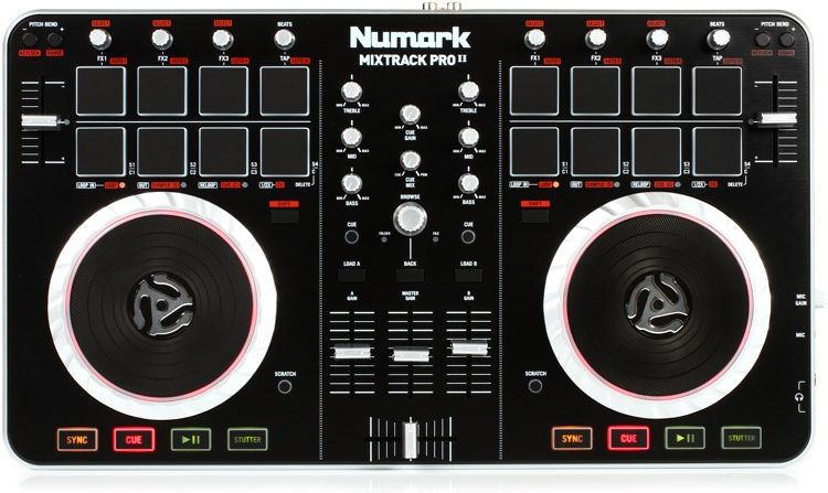 Numark Mixtrack Pro II 2-channel DJ Controller Reviews | Sweetwater