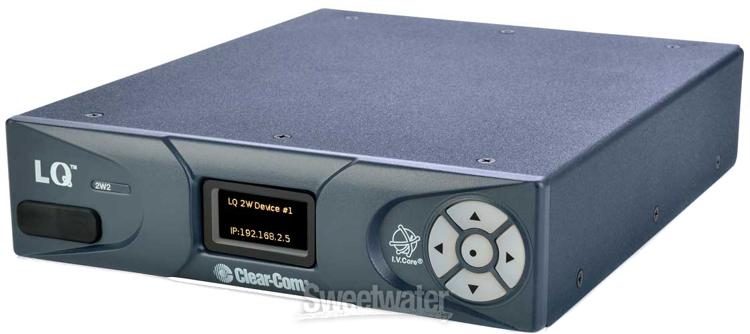 Clear-Com LQ-2W2 Compact 2-port Partyline IP Interface | Sweetwater