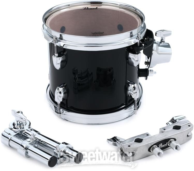 Pearl Export EXX Mounted Tom Add-on Pack - 7 x 8 inch - Jet Black