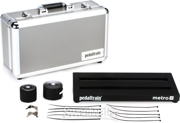 Pedaltrain Metro 16 16-inch x 8-inch Pedalboard with Hard Case