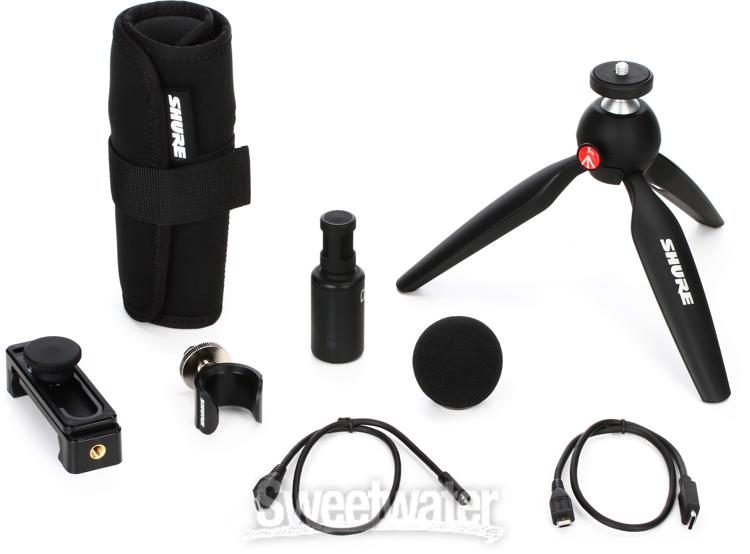 Shure MV88+ Video Kit with Digital Stereo Condenser Microphone