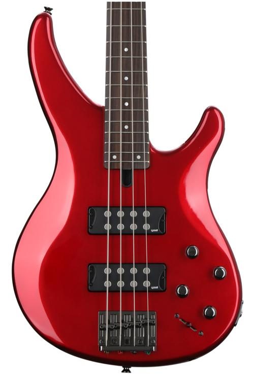 Yamaha TRBX304 Bass Guitar - Candy Apple Red Reviews | Sweetwater