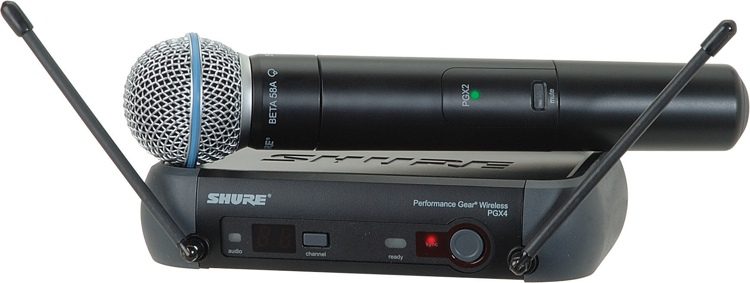 Shure PGX24/BETA58 - H6 Band (524 - 542 MHz) | Sweetwater