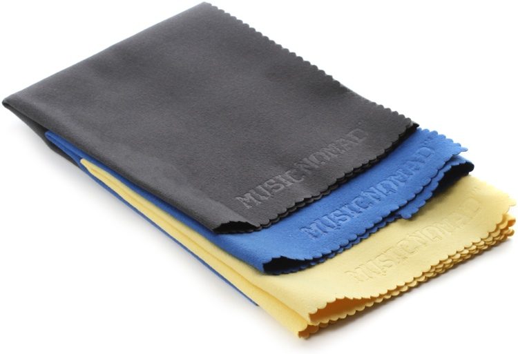 Music Nomad Microfiber Suede Polishing Cloth 3 pack