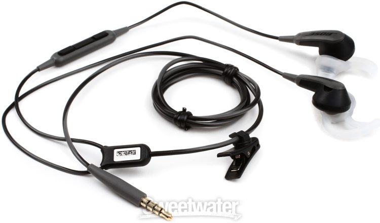 Bemærkelsesværdig Kyst Gætte Bose SoundSport In-ear Headphones for Apple Devices - Charcoal | Sweetwater