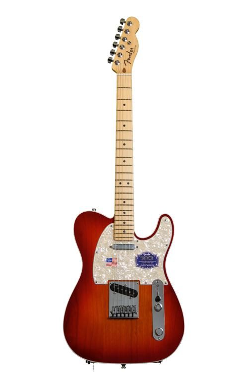 Fender American Deluxe Telecaster - Aged Cherry Burst, Maple 