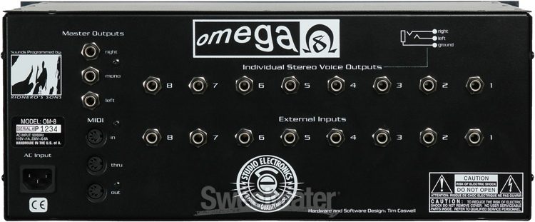 Studio Electronics Omega 8 8 voice Analog Synthesizer Sweetwater