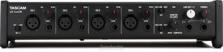 TASCAM US-4x4HR USB Audio Interface | Sweetwater
