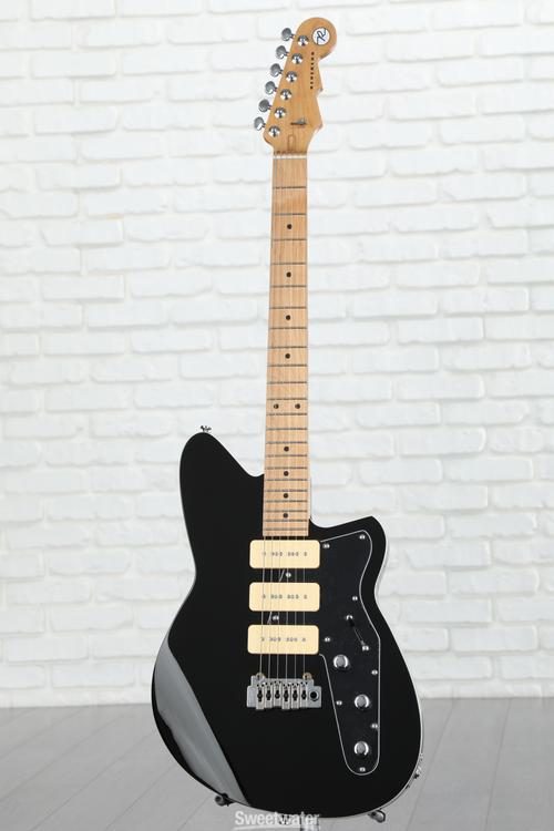 Reverend Jetstream 390 Solidbody Electric Guitar - Midnight Black