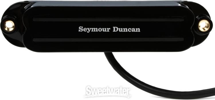 Seymour Duncan SHR-1b Hot Rails Bridge Strat Single Coil Sized Humbucker  Pickup - Black