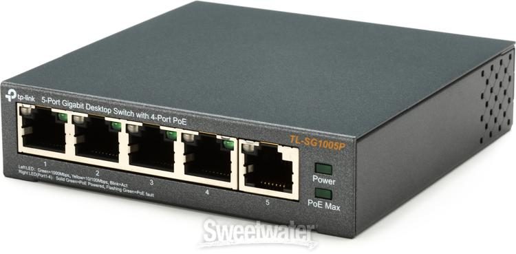 TP-Link TL-SG1005P, 5 Port Fast Ethernet PoE Switch