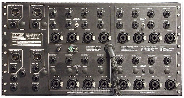 Manley 16x2 Analog Microphone Mixer | Sweetwater