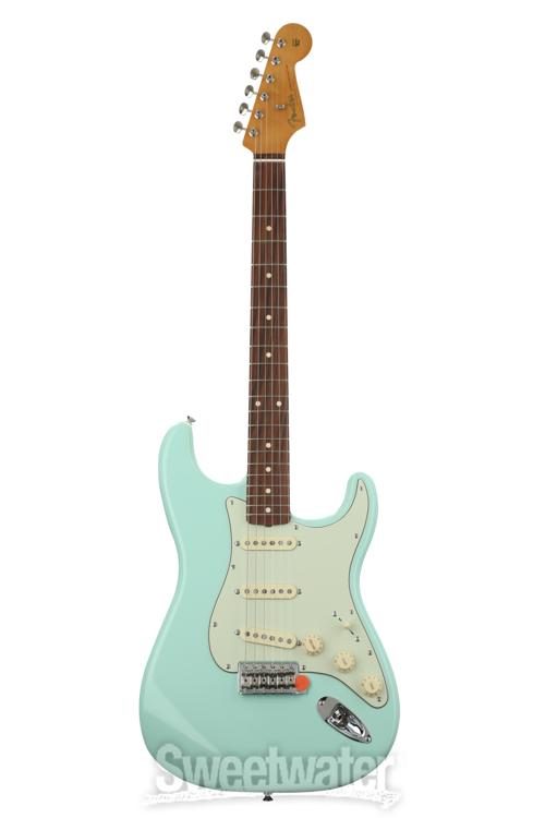 Escribe un reporte colchón brumoso Fender Vintera '60s Stratocaster - Surf Green | Sweetwater