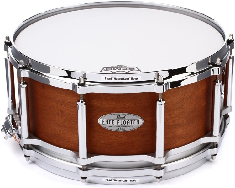 Free Floater Mahogany/Maple - 6.5 x 14-inch Snare Drum - Satin