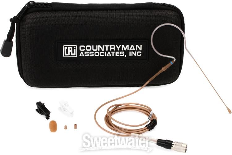 Countryman E6 Omnidirectional Earset Microphone - Low Gain with